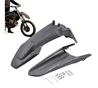 Genérico Bike Replace Set - Universal Mudguard Carbon Fiber Guard, Portable Splash Protector System, Lightweight Shield Kit | for Road Cycling Mountain Bike Motorcycle Offroad Dirt Wet Weather R
