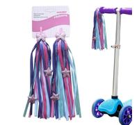Genérico Bike Streamers | Kids Bicycle Handlebar Ribbons Decoration | Bike Handle Streamers for Boys Girls Cyclists Riders Birthday Holiday Commuting City Riding Group Tour Themed Event