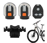 Genérico Bike Tail Light - 7 Inch | USB Rechargeable Bicycle Rear Light - Turn Signals Horn Indicator LED Safety Ligt for Cycling Night Riding Urban Road Use