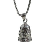 Genérico Biker - Charm for Motorcycles and Riders | Metal Construction with Detailed Carving, Classic Gift Tradition for Road Safety and Positive Energy During Every Ride 1.97x1.18x1.18 in