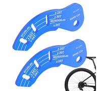 Genérico Bikes Rear Derailleur Adjuster,2X Rear Derailleur Chaingap Adjustment Guide Gauge - 12 Speed Chain Gap Guide For Bike Maintenance Shop