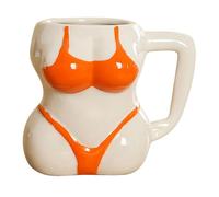 Genérico Bikini Coffee Cup - Body Art Tea | Desk Decor Drinking Cups, Funny Female Design, Sexy Mugs for Men Women