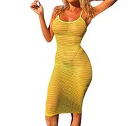 Genérico Bikini Menstrual Mujer BañO Bikini Menstrual Traje de baño Bikini Bikini Up Blase Lace Cubierta Mujeres Pullover Beach Suit Swimswears Tankinis Set Bikini Menstrual Mujer BañO (Yellow, L)