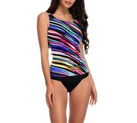 Genérico Bikini Mujer Bikini Mujer con Relleno Y Push-Up Tankini Tops For Women Swimwear Top Tummy Bathing Suit Top No Bottom Traje De BañO Bikinis 2026 Reductor (Hot Pink, S)