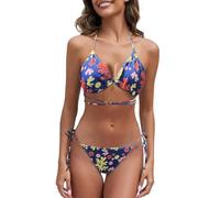 Genérico Bikini Talla Grande Bañador Mujer Talla Grande Traje de Baño Bronceado para Mujer,Traje de Baño Translúcido No Tierno para Playa,Tomar,Sin MArosa,Bañador Sexy Tankinis (Navy,S)