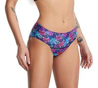 Genérico Bikinis Mujer 2026 Bikinis Push-Up Mujer Bottoms a Prueba de Fugas de Bikini para Adolescentes menstruales Swim Mid Women Swimswears Tankinis Set Traje BañO Bikini para (Hot Pink, L)