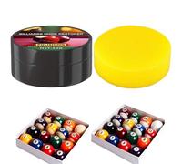 Genérico Billiard Ball Polisher - 100g Effective Pool Ball Shine Wax | Dust Removal Cleaner Wax Table Maintenance Kit For Men, Women, Beginners, Professionals, Players, and Cue Stick