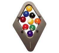 Genérico Billiard Ball Rack - Professional Heavy Duty Frame, Precise Triangle Positioner, Tight Break Alignment, Table Equipment, Regulation Size Holder, Game Room Accessory | For Enthusiasts