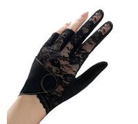 Generico Billiard Glove For Women - Guantes de natación con encaje izquierdo, transpirables, mitad de ocho dedos completos, para mujer Cue Sports Gear For Home Tournament Outdoor