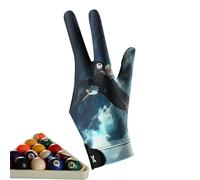 Genérico Billiard Pool Gloves | 3 Finger Pool Mittens | Elastic Adjustable Billiard Cue Sport For Cyclists Golfers Athletes Women Youth Teens Dad Mom