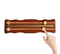 Genérico Billiard Score Board, Wooden Result Keeper, Counter, Easy Read Reusable Game Scoreboard for 2 Player Billiards Football Pool Game Room Bar Sports Accessory Use Durable