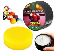 Genérico Billiard Shine Restorer | 100g Cue Shaft Cleaner Long Lasting, Wood Cue Wax Polishing Care | Pool Stick Maintenance for Adults Professionals Beginners Players