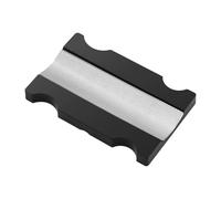 Genérico Billiards Pool Cue Tip Shaper - ABS Stainless Steel 9x5.5x1cm | Pool Cue Tip Repair Tool | Portable Precision Scuffer For Daily Care, Practice, Training, Matches, Beginners and Enthusiasts