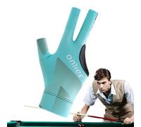 Genérico Billiards Pool Gloves | Sport Unisex Cue Pool Gloves | Three Finger Open Design Billiard Equipment For Billiard Enthusiasts, Novices, and Professionals