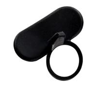 Genérico Billiards Training Bracelet, Compact Silicone Training Equipment, Action Target Loop, Flexible Billiard Trainer Accessories, for Straight Cue Practice Tool, Sturdy, Black Red