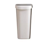 Genérico Bin de la cocina - Slim 11.02 pulgadas de basura puede | Bin de basura de tapa de swing | Lata de compacta y que ahorra espacio con diseño descubierto, ideal para uso de cocina o baño