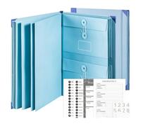 Genérico Binder, Book File Organizer,File Organiser Folders,Life Organizer Binder,Folder Large Capacity Document Bag,Expandable Folder for Office