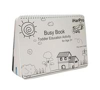 Genérico Binder De Actividad De Los Niños - Libro Sensorial Interactivo Portátil, Educación Temprana Ligera | Juguete De La Motricidad Muy Duradero, Herramienta De Preparación Para La Escuela Mi