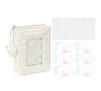 Genérico Binder Notebook | Vintage Writing Travelers Notebookk | Journal with Transparent Cover and Pocket Pages for Women Teens College Students Girls Home Dorm Room School Classroom Study
