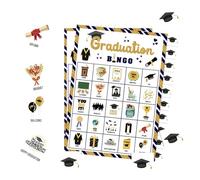 Genérico Bingo de Graduación,Juego De De Graduación 2026 para 24 Jugadores | Cartones para Bingo De s De - para Familia, Estudiantes, Reuniones y Celebraciones en Hogar, Escuela, Interior o