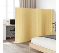 Genérico Biombo Divisor de bambú Color Natural Claro 165x600 cm,Mobiliario,Divisores de ambientes-377007