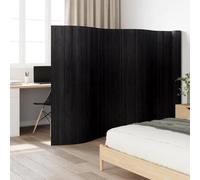 Genérico Biombo Divisor de bambú Negro 165x800 cm,Mobiliario,Divisores de ambientes,Negro,20.75 KG,377011