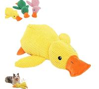 Genérico Biovet MD Duck Toy, Biovetmd Calming Duck, Cute No Stuffing Quacking Ducks for Indoor, Suitable for Dogs, Chew-Resistant, Machine Washable (Yellow,Large)