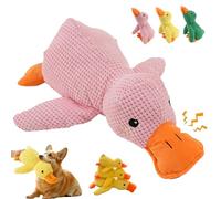 Genérico Biovet MD Duck Toy, Biovetmd Quacko Calming Duck Toy for Dogs Anxiety, Dog Toy of The Year,Chew-Resistant & Machine-Washable, Suits Dog'S Vision (Pink,X Large)