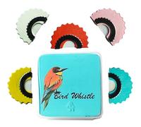 Genérico Bird Attracting Chirping Toy, 5 Colors Warbling Bird Call Whistle, Wacky Warbling Birds Call Whistle, Birds Caller Tongu(1 Set 5pcs)