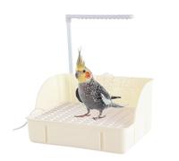 Genérico Bird Automatic Bath Shower - Water Circulation Parrot Bathtub | Safe and Harmless Automatic Water Circulation Shower Basin For Peonies, Budgies, Parakeets, and Medium Parrots
