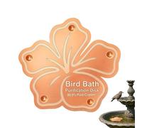 Genérico Bird Bath Purification Copper | Weatherproof Physical Safe Panel | Bird Bath Maintenance Copper | for Homeowners Gardeners Outdoor Enthusiasts Backyard Courtyard