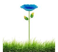 Genérico Bird Baths for Outdoors | Rustproof All-Weather Flower-Shaped Birdbath | Wild Bird Feeder Baths Outdoor | for Yard Patio Deck Outside Backyard Balcony