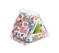 Genérico Bird Bed for Cage - 18 x 14 x 19 cm Acrylic Cotton Nest | Warm Hammock Perch, Winter Sleeping Hammock for Parakeet Conure Cockatiel Canary Bunny Guinea Chinchilla Lovebird Pet Comfort