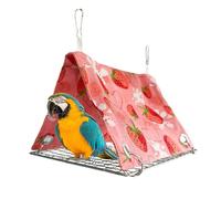 Genérico Bird Bed For Cage - Polyester Material, Bird Hammock, Hanging Nest | Parrot Bed, Triangular Swing Toy For Cockatiel Lovebird Finch Conure Canary Cage Comfort Rest Play Accessory