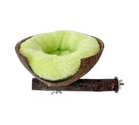 Genérico Bird Bed - Warm Anti Pecking Parakeet Breeding House For Cages | Wooden Material with Enclosed Sleeping Design, Winter Rest Nest For Cockatiel Conure Lovebird Canary Finch