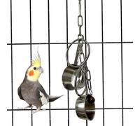 Genérico Bird Bell | Stainless Steel Small Bird Toys hangg Bell Ornaments