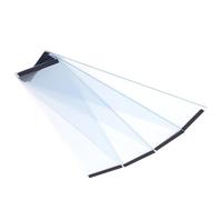 Genérico Bird Cage Baffle, Splash Guard Birds, 14,37 x 3,94 in Food Catcher, Cover Set, Clear Parakeet Accessories for Squirrel Baffle, Parrot, Macaw Cages