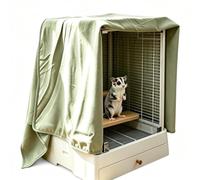 Genérico Bird Cage Cover - 100x100cm Breathable Washable Blackout Shade | Macaw Cage Cover For Night, Day, Indoor, Outdoor, Travel | Parrot, Small Pet
