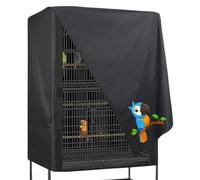 Genérico Bird Cage Cover - 210D Oxford Cloth 48x48x102cm To 97x61x122cm | Waterproof Parrot House Protector, Creative Pattern Sunshade | Pet Enclosure Cover For Parakeet Small Animals Indoor Outdoor