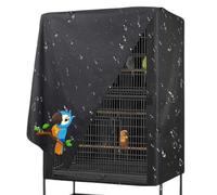 Genérico Bird Cage Cover - 210D Oxford Cloth 48x48x102cm To 97x61x122cm | Waterproof Parrot House Protector, Creative Pattern Sunshade | Pet Enclosure Cover For Parakeet Small Animals Indoor Outdoor