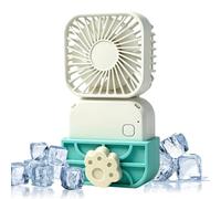 Genérico Bird Cage Fan - USB Powered 3-Speed Quiet Foldable Air Blow
