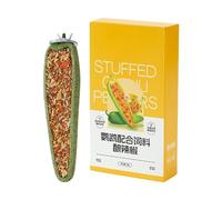 Genérico Bird Chew Sticks with Grain Hay Balls - Train Cheŵ Reward | Natural Parrot Chew Toys For Cockatiels Budgies | For Lovebirds Small Parrots, Promotes Beak Health Cage Enrichment