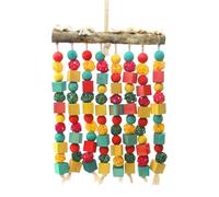Genérico Bird Chew, Toys Multicolored Cage Accessories for Cockatoos, Fun Chewing Toy, Easy-To-Use Toy, Bird Chew Accessory for Parakeets Conures Cockatiels Budgies Lovebirds Cockatoos