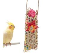 Genérico Bird Chew Toys - Paper 5x8x20cm | Parakeet Foraging Shredder Toys | Colorful Rope Perch Hammock Swing Climbing Accessories For Balcony Indoor Outdoor Bird Cage Playground Fun