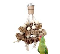 Genérico Bird Chew Toys Wood | Cockatiel Boredom Relief,Cockatiel Enrichment Toys | for Macaw Conure Pet Parents Animal Lovers Trainers Shelters Zoo Aviaries Living Room Bedroom Study Home