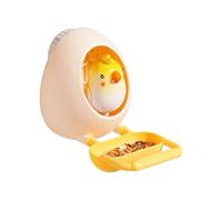 Genérico Bird Chewing Toys, Interactive Eggshell Toy, Chewable Bird Toy with Food Dish, Pet Accessory with Sturdy Material, Parrot Accessories, Cage Gear for Conure Chicken Indoor Patio Garden