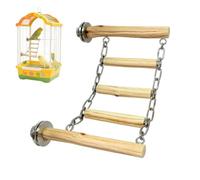 Genérico Bird Climbing Ladder | Safe Wood Chewable Bite-Resistant Pet Perch