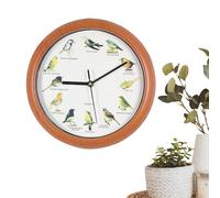 Generico Bird Clock, Vintage Wall Decor, 9.84 Inches Sound Clock, Collectible Cuckoo Design, Decorative Alarm Timepiece, Ideal for Home Bedroom Living Room or Kitchen Display