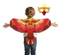 Genérico Bird Costume Set - Cosplay Outfit for Kids Adults | Fabric Wings Cloth Material with Face, Animal Dress Up Kit, Lightweight Wearable Props for Carnival Stage School Event Photography