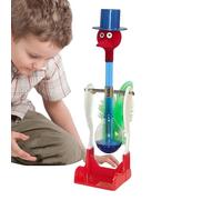 Genérico Bird Duck Desk Toy - Glass 7.09 Inches | Funny Non Stop Drinking Bird Desk Toy | Liquid Drinking Glass | STEM Experiment For Kids Children Desktop Decoration And Science Learning